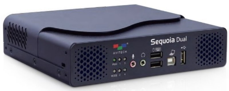 AVITECH Multiviewer DVI/HDMI/ Audio/ USB 4x1 Sequoia Dual